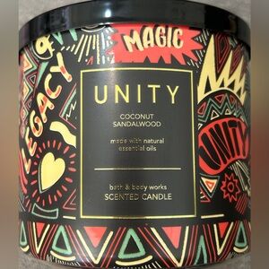 Bath & Body Works Coconut Sandalwood Scented Candle UNITY LIMITED EDITION